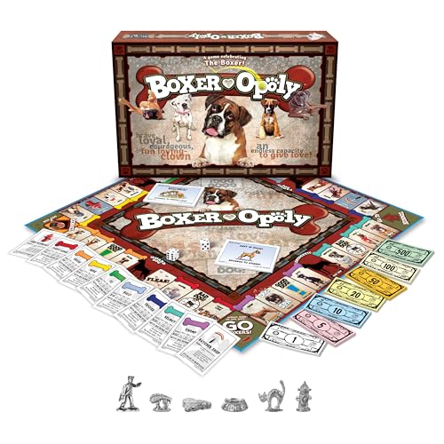 Late for The Sky Boxer-Opoly juego de mesa miniatura 2