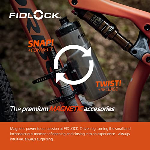 Fidlock Twist Unibase, Universal Bike Water Bottle Holder,Black,28–62 mm