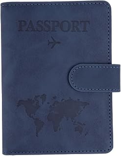 PU Magnetic Clip Multifunctional Travel Anti-magnetic Waterproof Passport Holder