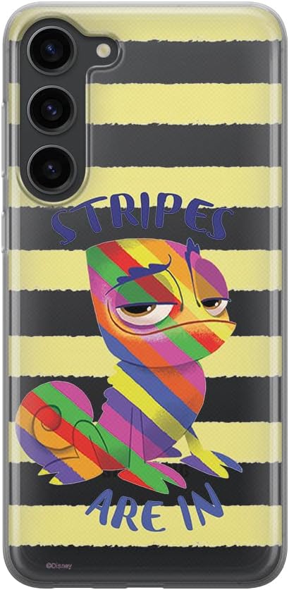 ERT GROUP Mobile Phone case for Samsung S23 Original and Officially Licensed Disney Pattern Rapunzel & Pascal 002 optimally adapted to the Shape of the Mobile Phone, Partially Transparent