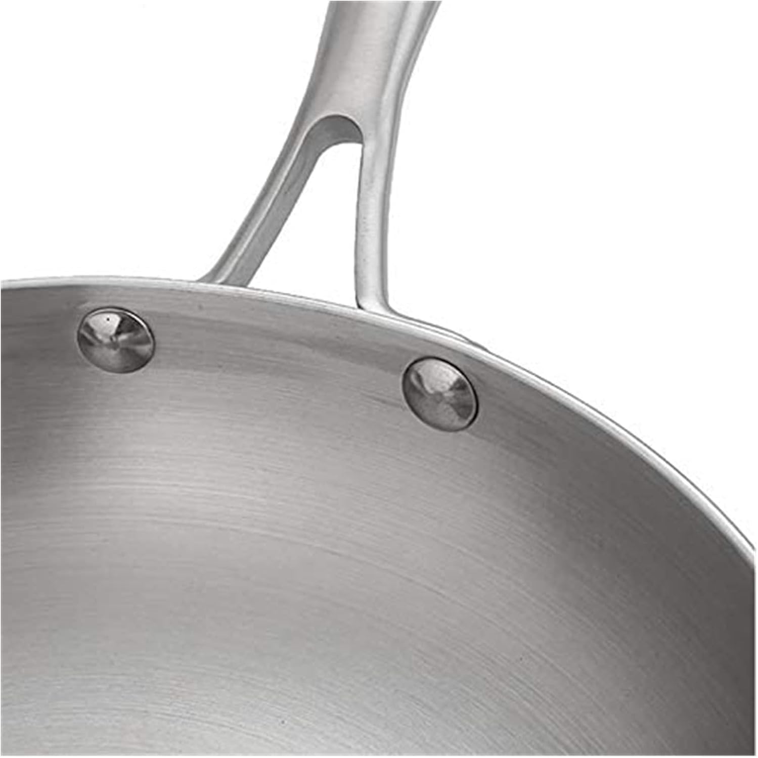 BanBe Wok Pan 304 Stainless Steel Frying Pan Multipurpose Household Induction Compatible Nonstick Fry Pan Cookware Use for Kitchen Restaurant (Size : 36cm) (36cm)