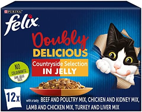 FELIX Naturally Delicious Cat Treats Chicken and Catnip 8 x 50 g