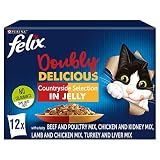 Felix Aussi Bon qu'il est Beau doublement délicieux 12 x 100 g (Lot de 4)