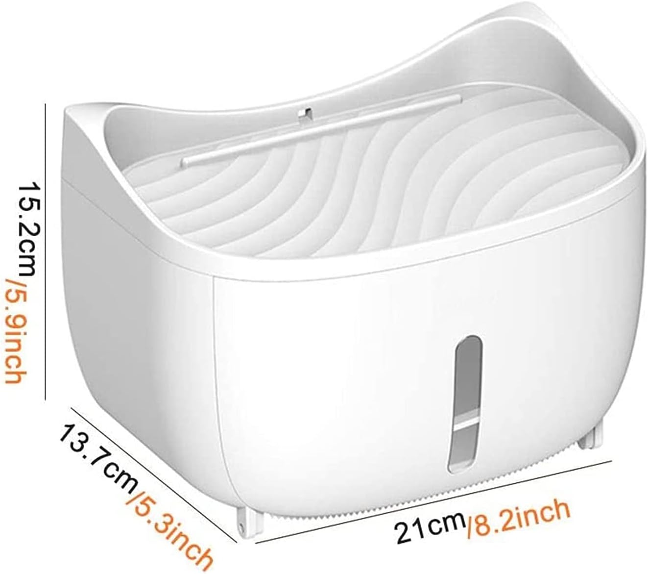 Toilet Paper Holders Toilet Paper Holders Tissue Holder Paper Roll Holder Wall Mounted Self-Adhesive Tissue Holder Box for Bathroom Bathroom Toilet Paper Holder (Color : A)