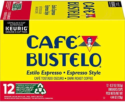 Cafe Bustelo Espresso Style, K-Cups for 