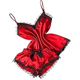 ❤Sexy Lencería Mujer Cordón Ropa interior mujer Ropa de dormir cómoda Vestido de dormir sexy Encantador Regalo para los amantes ropa interior femenina negro Bragas Sujetador de mujer Ropa de mujerRegalos