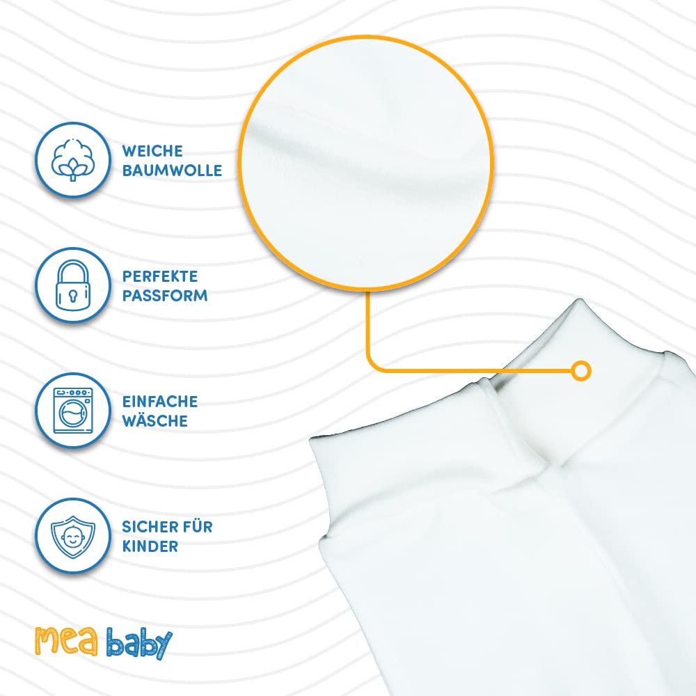MEA BABY Unisex Baby Hose aus 100% Bio-Baumwolle im 3er Pack/Pumphose. Babyhose für Jungen Baby Hose für Mädchen, Schlupfhose