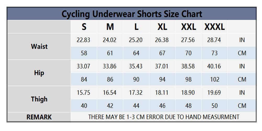 Shorts Cyclisme Rembourré Gel 3D Coolmax Respirant pour Hommes Femmes VTT