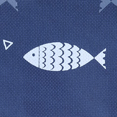 Lancheira, lancheira, lancheira, dupla alça longa, design clássico para camping ao ar livre(azul)