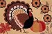 Jellybean Indoor Outdoor Accent Area Rug Fall Leaves Rustic Turkey 21 x 33