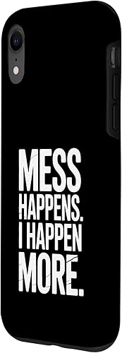 Miniatura 2 de Mess Happens I Happen More Funny Toddler Chaos Case for iPhone XR