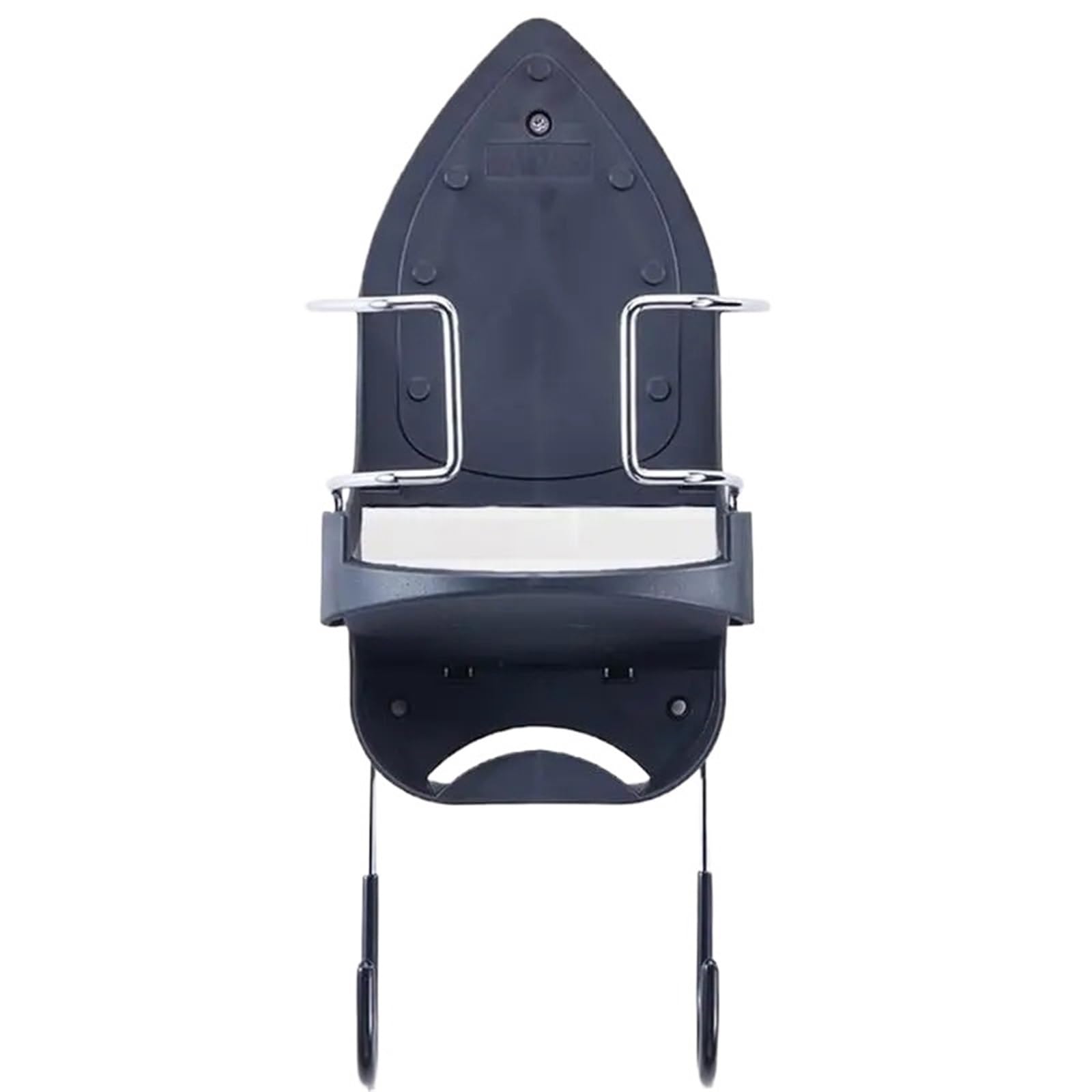 ENWWCH Wall Ironing Board Sturdy Iron Stand Rack Door Hanger Hook Over The Holder For Bathroom(Black)