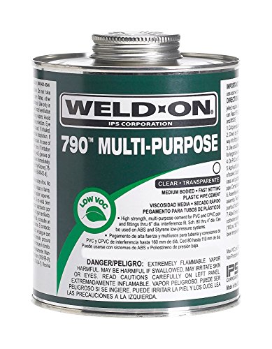 Weld On 10259 Cement Mp 1/2Pt Clr Voc miniatura 1