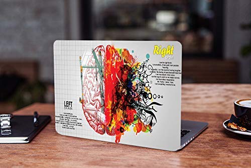 Image of Galaxsia Brain Explore Vinyl Laptop Skin /Sticker /Cover /Decal Compatible for Any 13 to 13.3 Inches Laptop (Hp /Dell /Sony /Acer /Lenovo /Asus. Etc) Or Notebook.