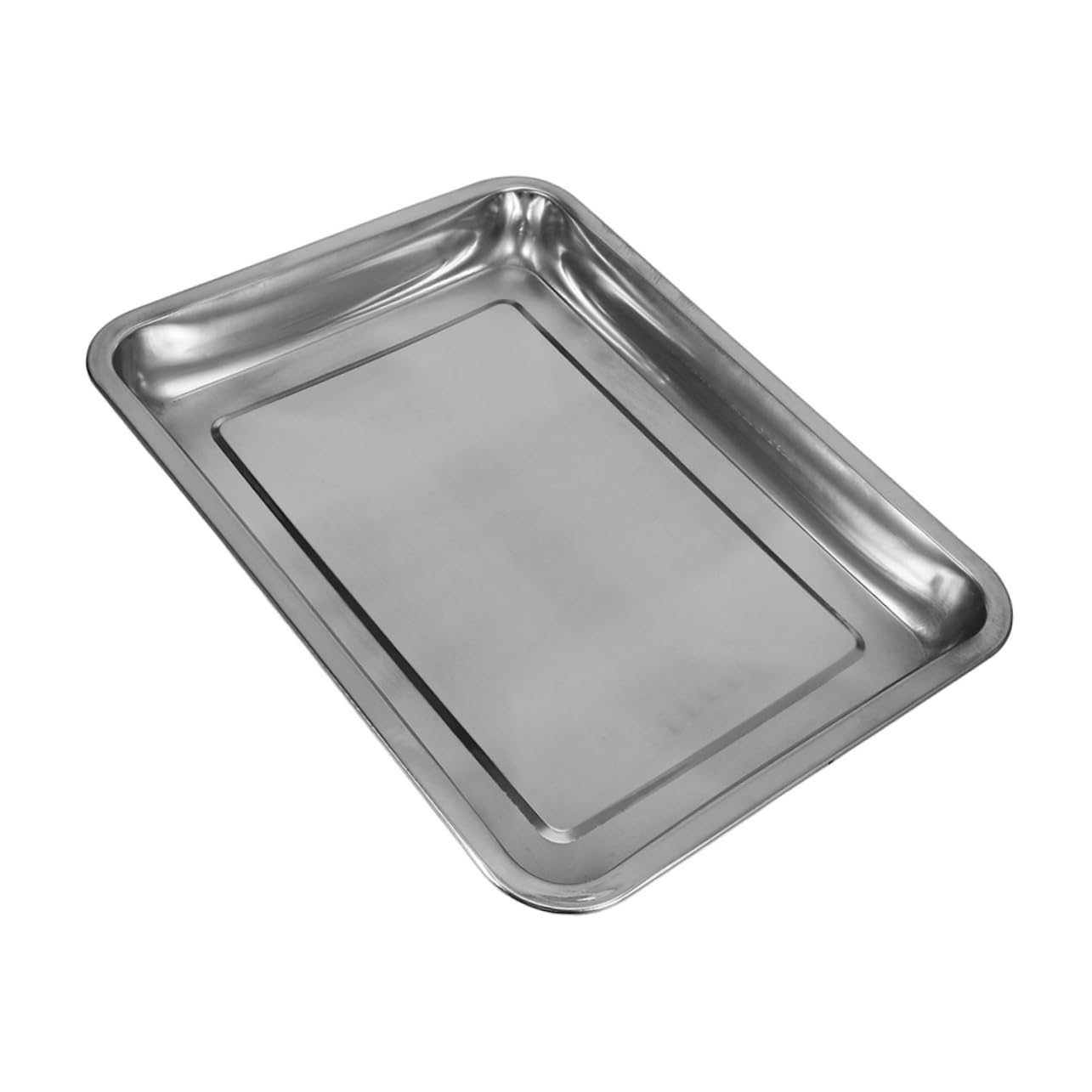 Hemoton Stainless Steel Bird Bathing Basin for Parrots Pigeons Metal Shower Tub for Bird Cage Cleaning Comfortable Bath Container for Pet Care