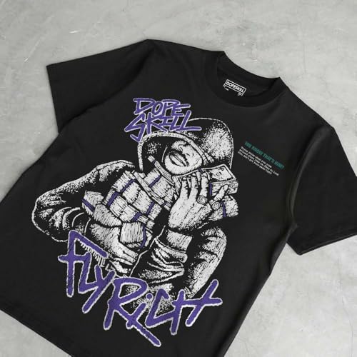 Image of DopeSkill Graphic Tee Streetwear Hip Hop Hypebeast Street Style Unisex T-Shirt Sneaker Colour Matching Shirts Cool Flexing