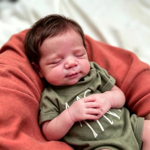 Muñeco Reborn Bebé Niño 18 Pulgadas Realista de Vinilo miniatura 4