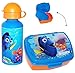 Produktbild 2 TLG. Set Lunchbox/Brotdose & Trinkflasche - Disney - Findet Nemo - Fisch Dory - mit extra Einsatz/herausnehmbaren Fach - transparent - Brotbüchse ..