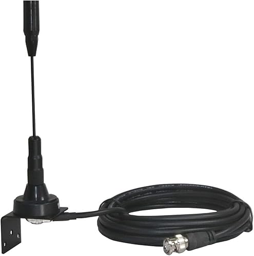 Miniatura 5 de Tram 1091-BNC Kit de antena de montaje de troncoagujero del escáner con conector BNC-macho, dorado, negro, 19.00 pulgadas x 5.25 pulgadas x 1.60