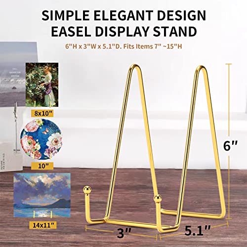 Kruodop Suporte para Pratos de 6 Polegadas para Exibição, Suporte para Pratos de 3 Unidades, Suporte