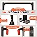 WATBKHE Power Tower Pull Up Dip Station Foldable, Pull Up Bar Station Adjustable, Multi-Function Home Gym, Strength Training Fitness Equipment, Support 450LBS