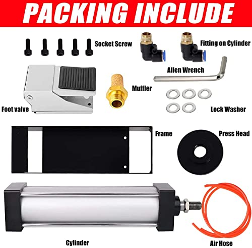 Pneumatic Can Crusher Foot Pedal,Cylinder Soda Beer Bottle Aluminium Can Crusher Recycling Tools Automatic Air Can Crusher #TOP1