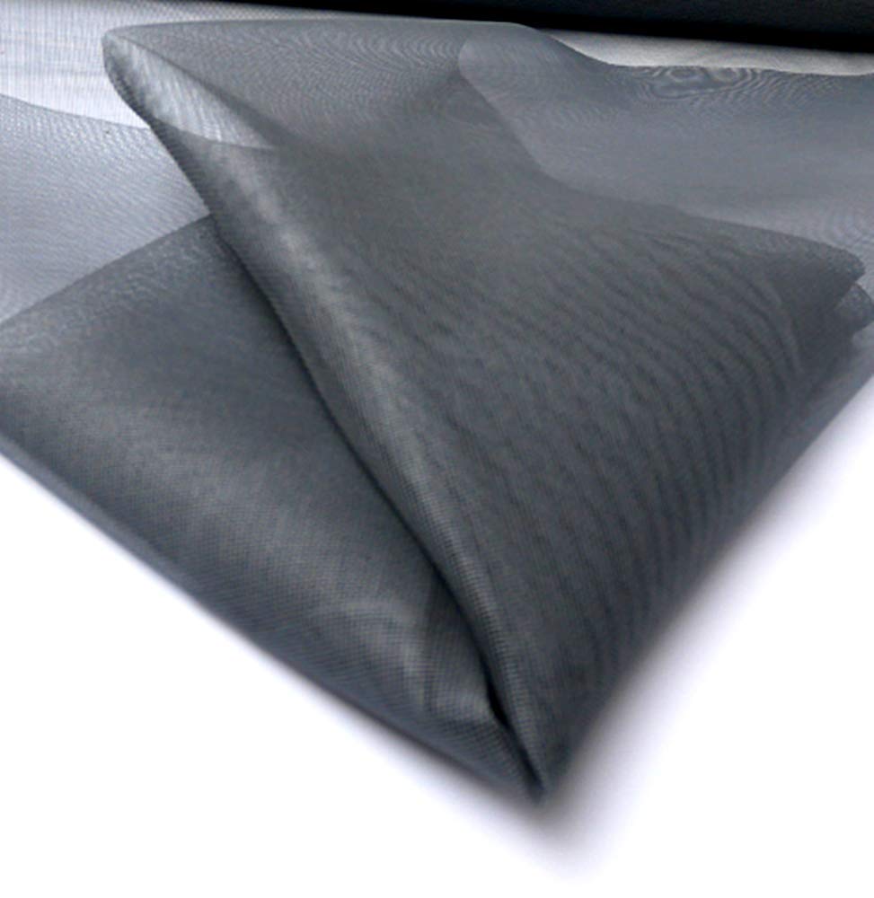 zanzariera per finestre, in fibra di vetro, invisibile, multiuso, colore: grigio, grigio