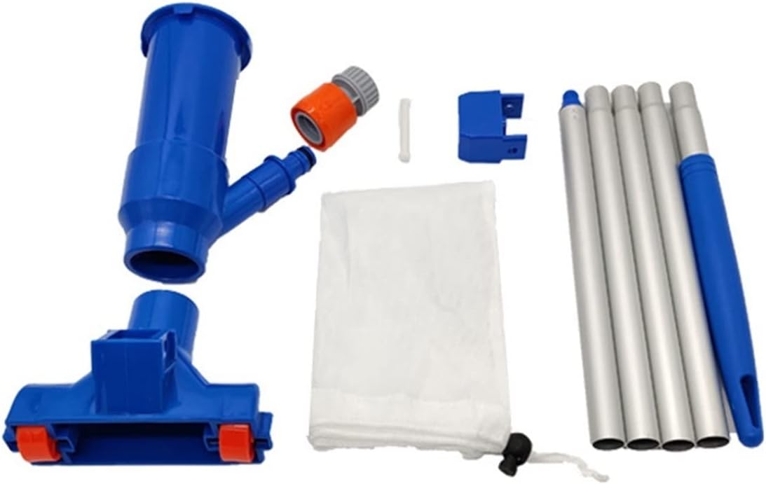 Outdoor Pool Cleaning Kit -Clean Pool Bottoms Net Pool Swimming Pool Vacuum Cleaner Set Cleaning Skimmer Pool Tool (Color : A)