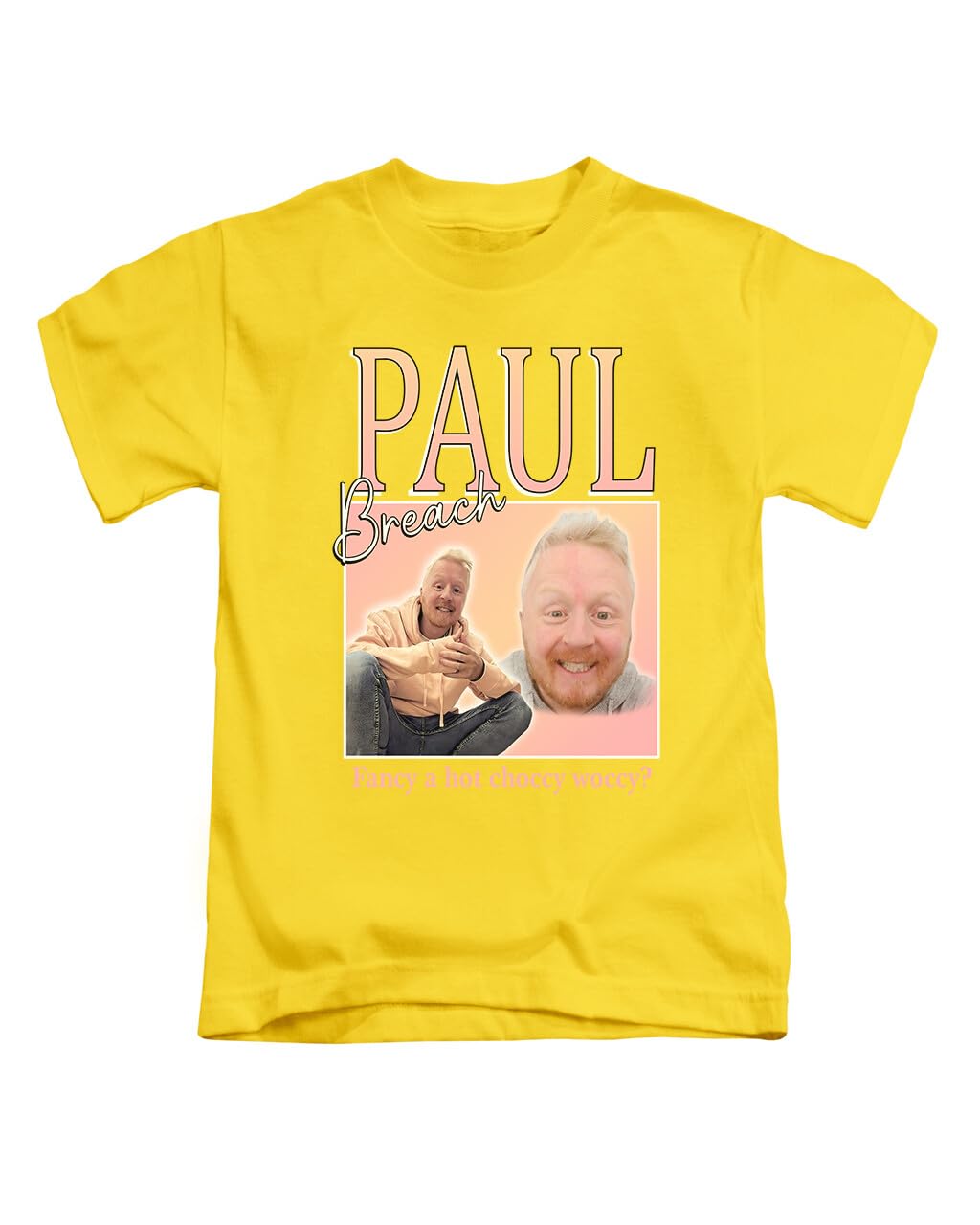 New Spirit Original Unisex Yellow Paul Breach Meme Trending Viral Joke Trend Tee T-Shirt Funny T Shirt Top