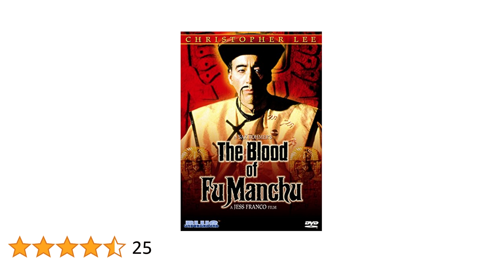 Amazon.co.jp: The Blood of Fu Manchu : DVD