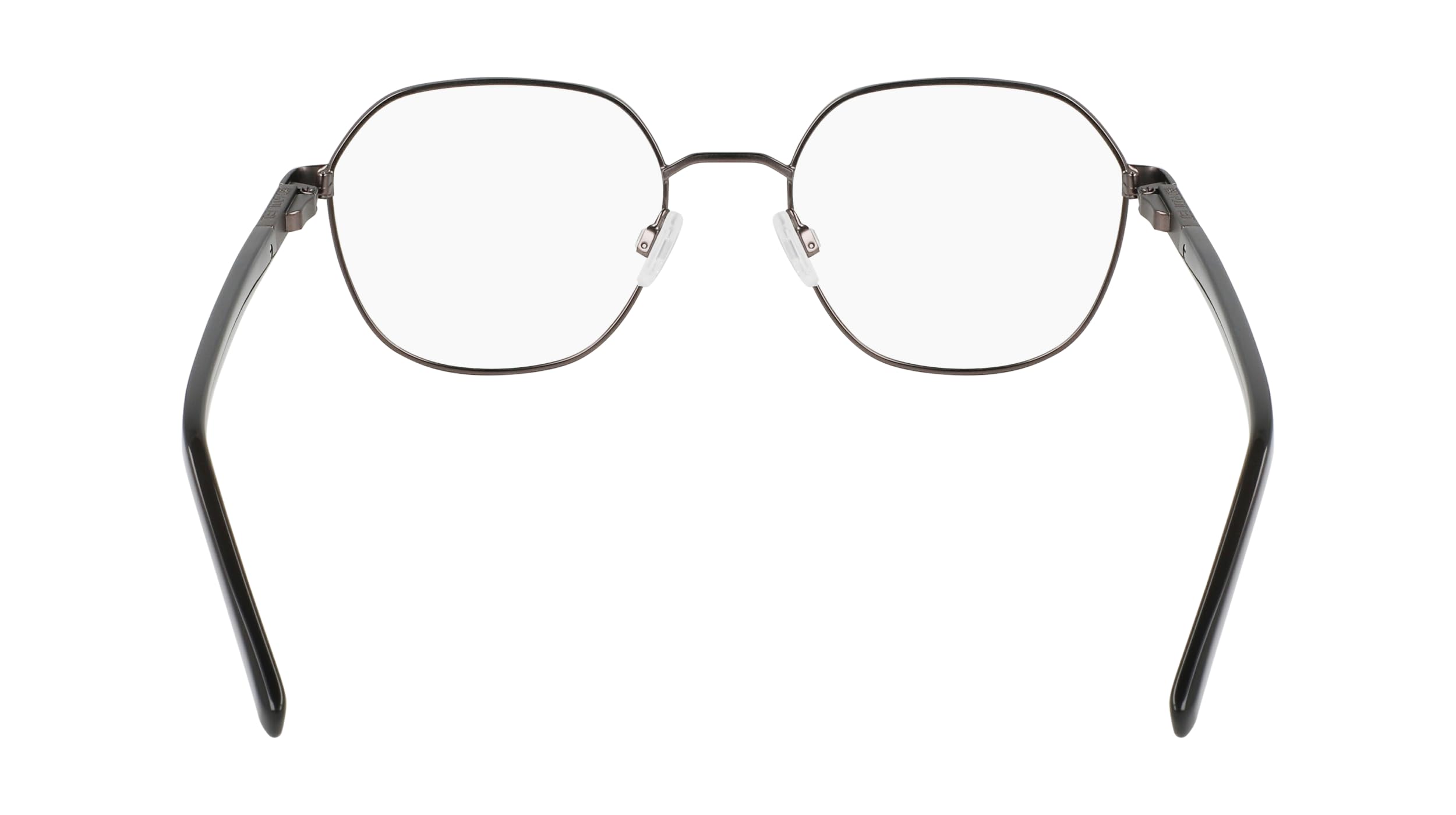 Nautica Brille mit Sehstärke für Herren optional mit Sonnenbrillentönung oder Blaulichtfilter, Rund, gefertigt aus Metall (inklusive Brillenetui)