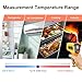 Rechargeable IR Thermometer Gun, -58°F~1472°F Non-Contact Laser Thermometer Gun, High Accuracy Digital Infrared Temperature Gun for Cooking, Griddle, Oven, Meat Food, HVAC, Automotive, Industrial Use