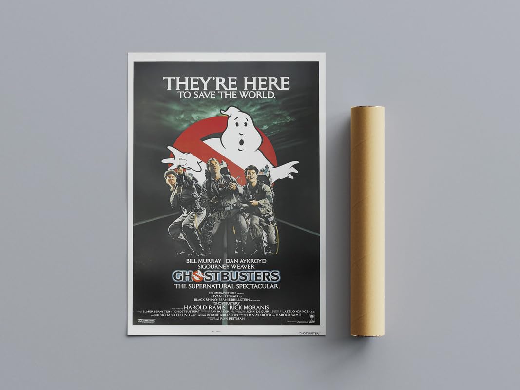 Pixie Posters Multi Colour 80S Classic Movie Posters Ghostbusters Wall Art (A3 Size 29.7Cmx42cm)
