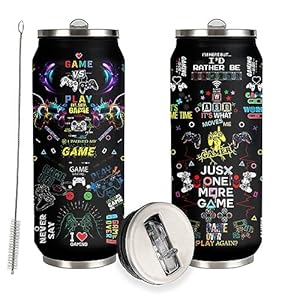 YOPIGOT Gamer Tumbler Gifts,Gamer Gifts For Men Teen Boys,Gaming Gifts,Gamer Gift Ideas,Video Game Gifts,Gifts For Game Lovers Stainless Steel Tumbler 17oz