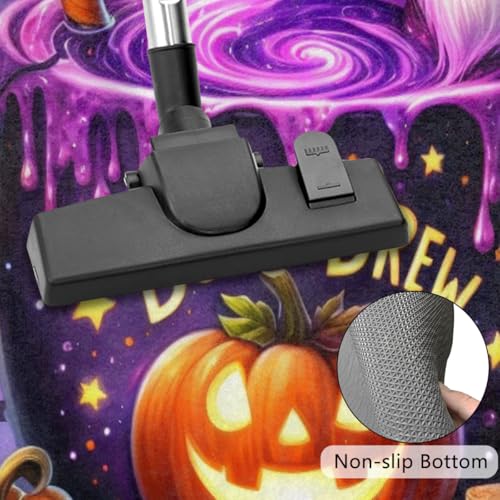 Image of Half Round Door Mat Halloween Potion Goblin Pumpkin Non-Slip Semi Circle Area Rug Washable Half Moon Hearth Rugs for Indoor Outdoor Bathroom Kitchen Patio Runner Mat Laundry Room Home Decoration