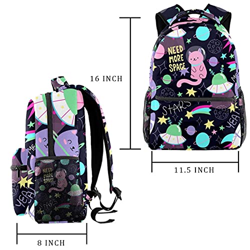 Sac à dos d'écolier grand format multicolore pour ordinateur portable
