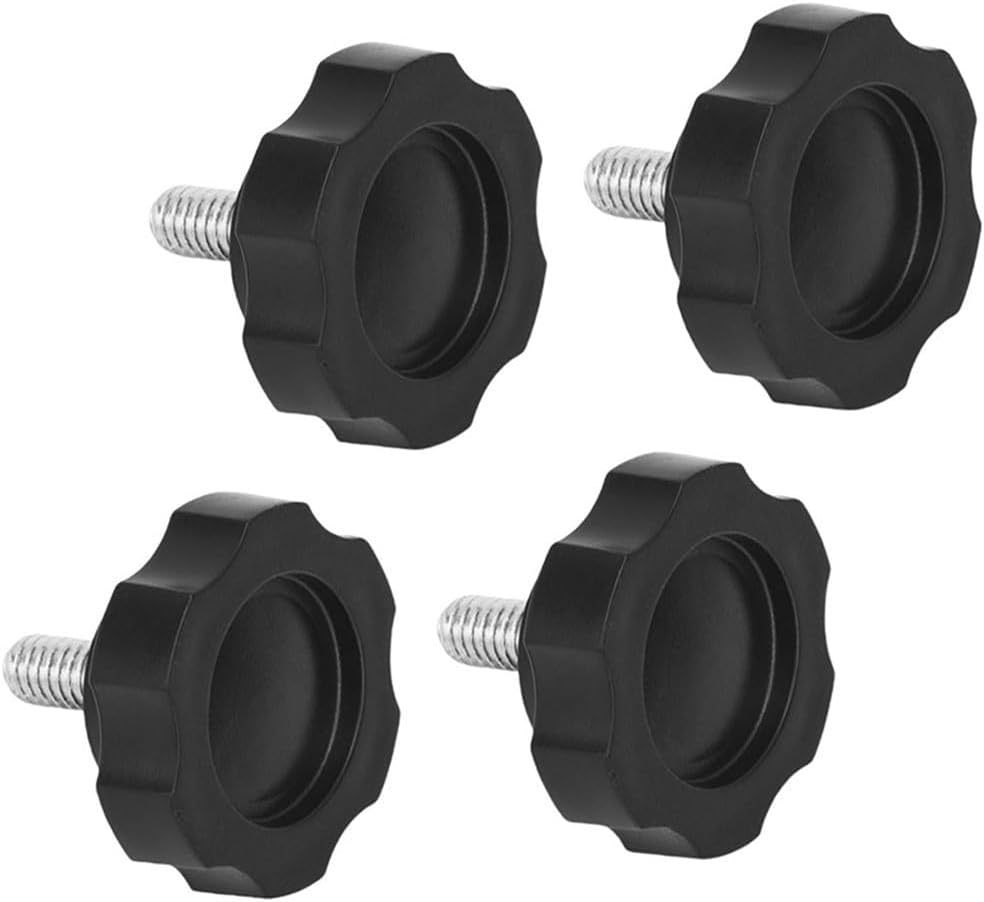 Truck Bed Cover Lock Knob, Replacement Lock Knobs Compatible with Bakflip MX4 G2 Tonneau Covers, Weatherproof Cargo Security Parts 4pcs Black