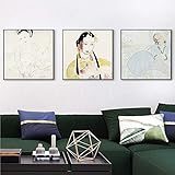  Yangld Style chinois peinture à l\'huile femme ancienne Portrait beauté affiche impression sur toile peinture mur Art chambre décoration de la maison 15.7 \