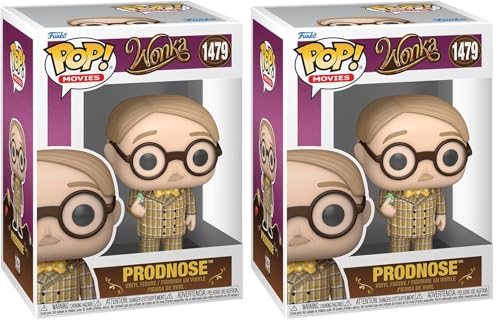 Funko Pop! Movies: Wonka - Willy Wonka - Figura de Vinilo Coleccionable - Idea de Regalo- Mercancia Oficial - Juguetes para Niños y Adultos - Movies Fans - Muñeco para Coleccionistas (Paquete de 2)