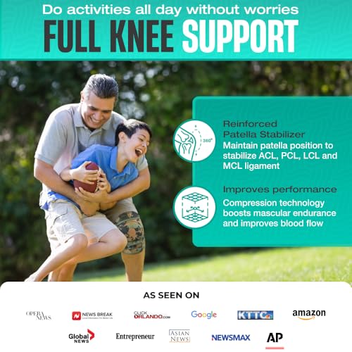 Image of Modvel ELITE Knee Brace for Men & Women - Patella Gel Pads & Side Stabilizers for ACL, Meniscus Tear, Arthritis & Injury Recovery - Maximum Support for Running, Sports & Joint Pain Relief