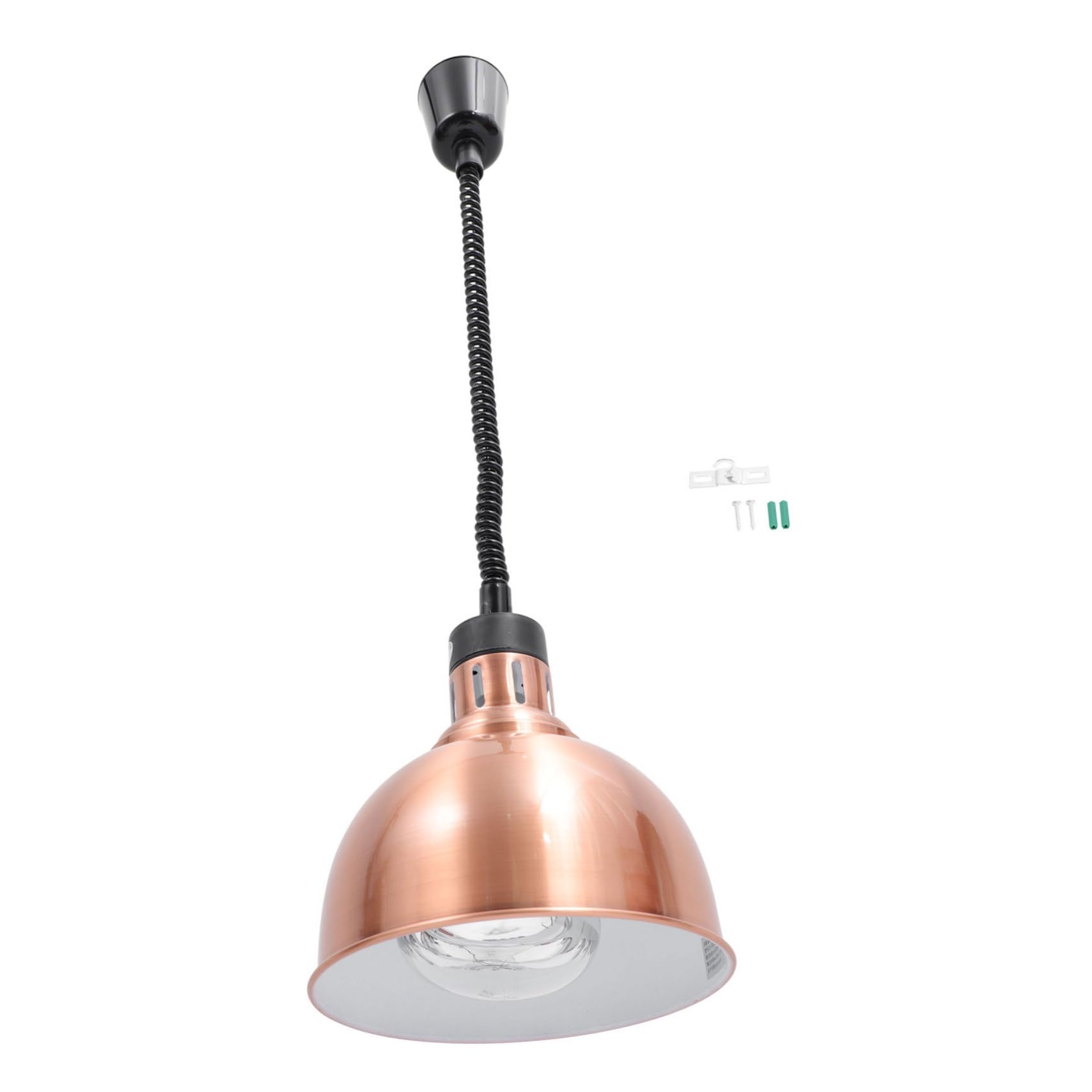 Lampada Riscaldante Cibo Telescopica a Sospensione | Metallo, per Ristoranti e Spazi Riscaldamento, Funzioni di Isolamento Termico e Irraggiamento