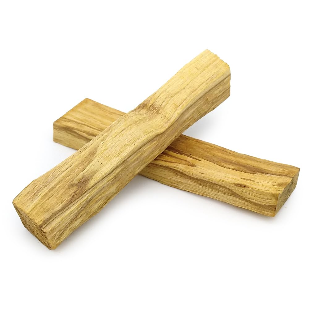 Pack Ahorro Palo Santo Natural para Limpieza energética - Incienso Natural para Quemar - Madera Sagrada de Perú 100% - 10 cm - Aleja energías negativas (Pack 100 Unidades)