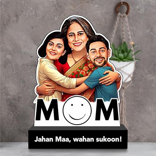 ZOCI VOCI Personalized Caricature � Fun Customized Gift for Mom f...