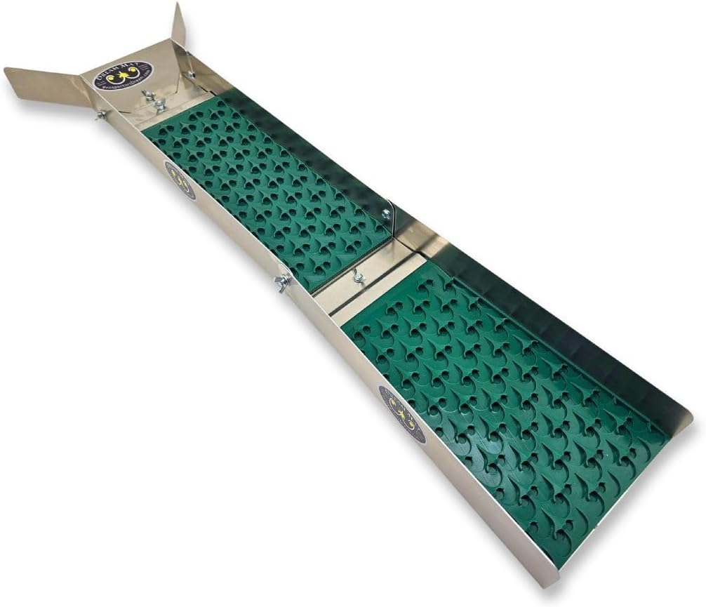Dream Mat 6" x 39" Folding Sluice Box | Gold Prospecting | Compact Backpack Sluice | Advanced Large & Fine Gold Recovery (Dredge/Dredge (Sluice Only))