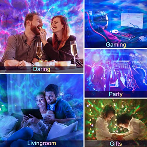 One Fire Galaxy Projector, 15 White Noise Sound Machine Night Light Projector,Star Projector Galaxy Light Bluetooth Speaker,Remote Timer Galaxy Projector Lights For Bedroom Decor,Upgrade Music&Texture #TOP4