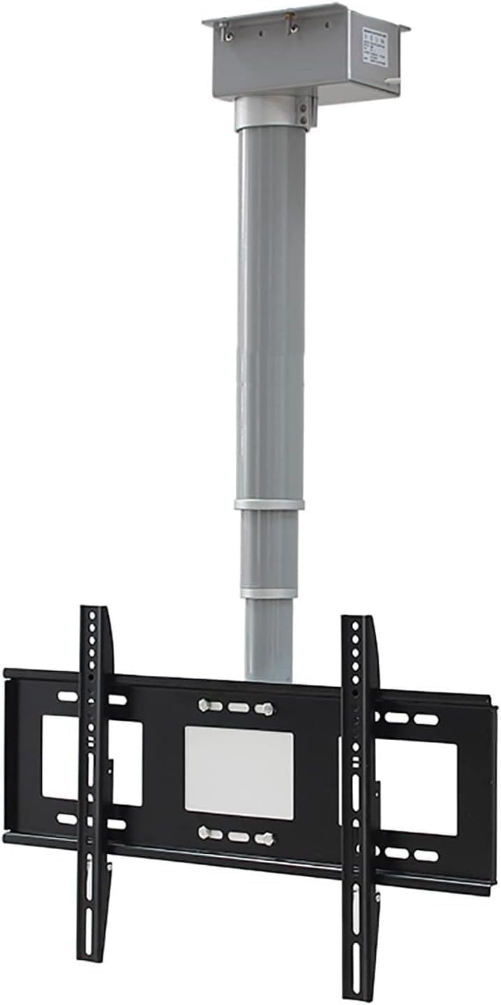 Adjustable Ceiling TV Stand, Motorised TV Stand, TV Lifting Device with Remote Control for Large Screen TVs 26-70 Inch(40cm)