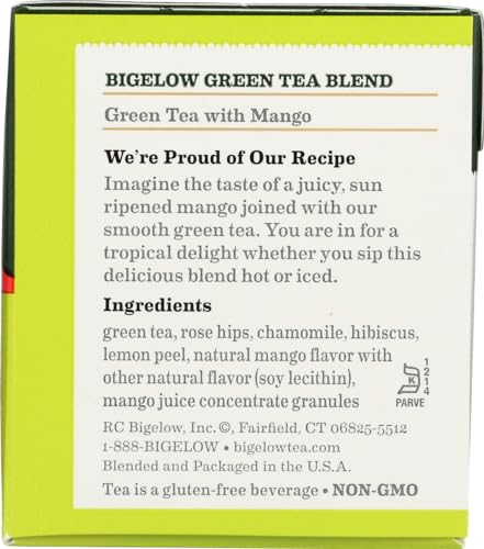 Image of Bigelow Tea Grn Mango, 20 Bg