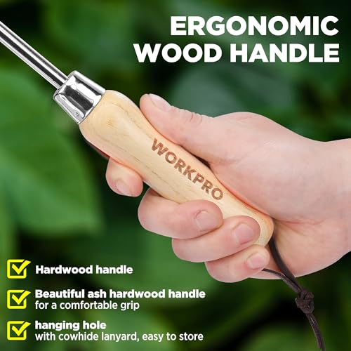 WORKPRO Wood Handle Dandelion Tool