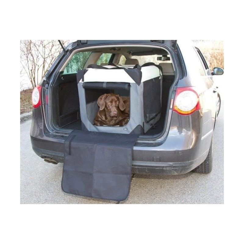 Kerbl Pet Transportbox Journey, 70x52x52cm, grau/beige
