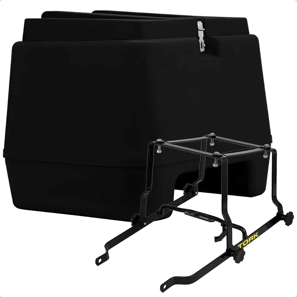 Baú 80 Litros Preto Bagageiro Titan 150 2004 Até 2008